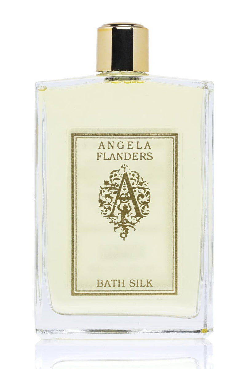 White Flowers Bath Silk